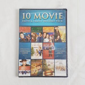 10 Movie Faith & Family Holiday Pack DVD Set Brand New Christmas Collection